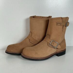Red Wing Suede Engineer Boots | Rough Out | Sand Mojave | Women’s 8 B